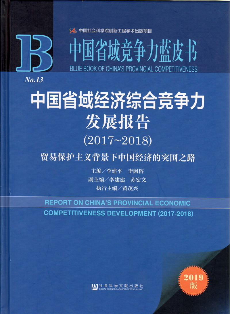 啊啊啊好爽小逼好痒用力操视频中国省域经济综合竞争力发展报告（2017-2018）